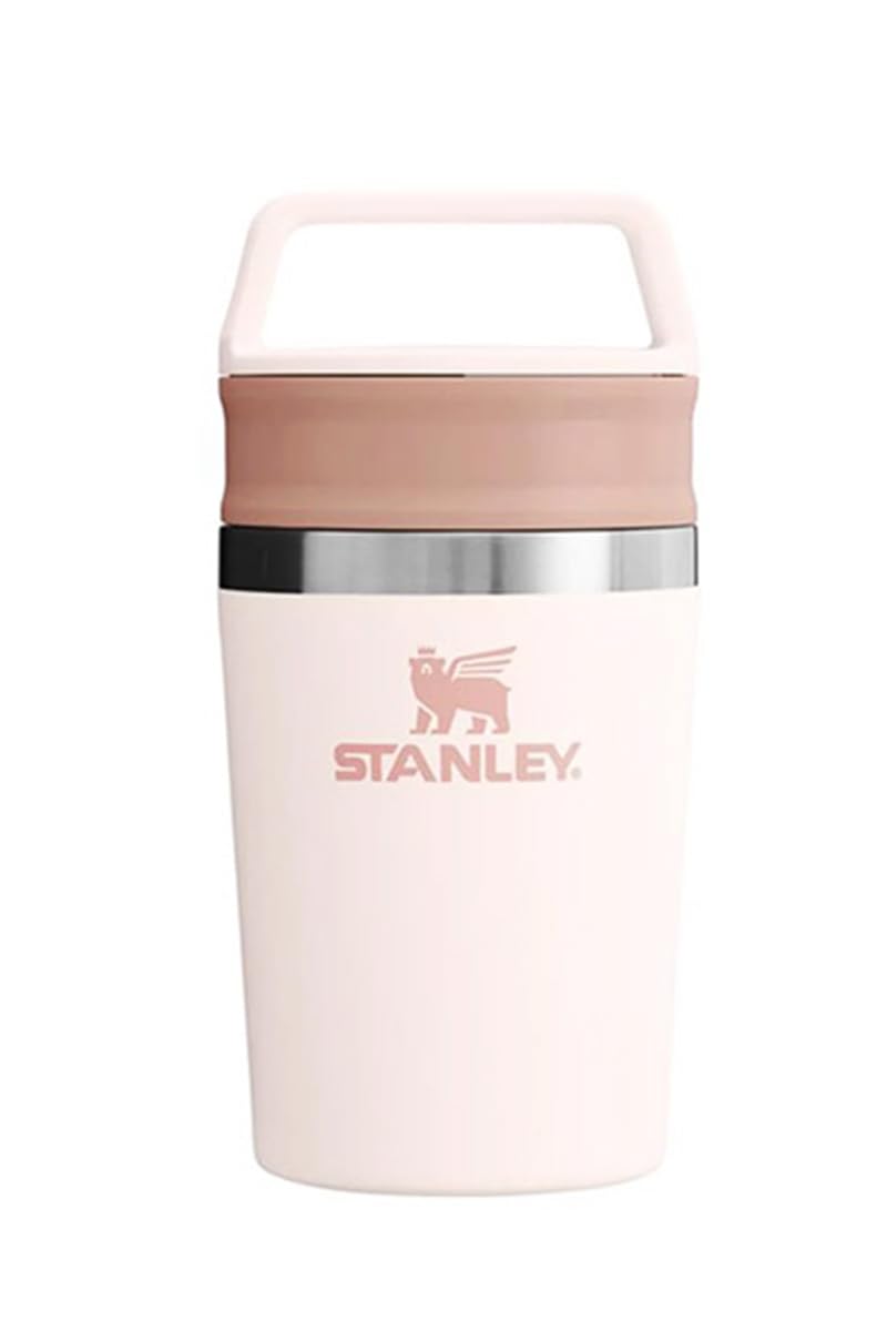 

STANLEY Cafe To Go Vacuum Mug, 0.23L with Lid, 230ml Stainless Steel, Insulated for Cold or Hot Water, Water Bottle, Tumbler, Outdoor, Office,