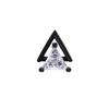 Geometric Triangle Stud Earrings for Men,Stainless Steel Minimalist Cubic Zirconia Earring Gift to Boyfriend Husband Dad Father