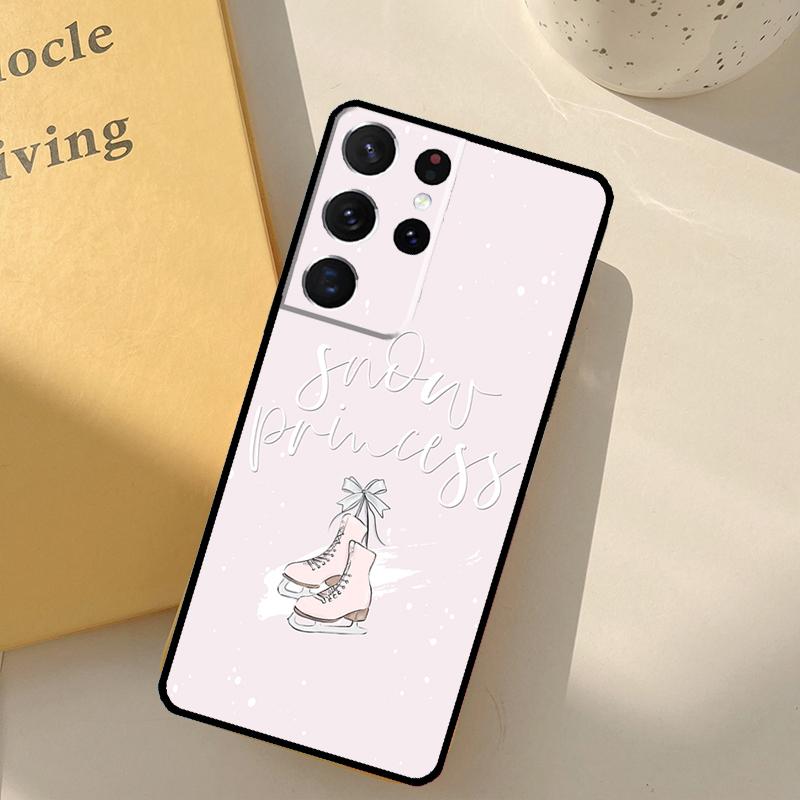 Ice Skating Phone Case For Samsung Galaxy S25 Ultra S20 S21 S22 S23 S24 Plus S9 S10 S25 FE Cover Shell
