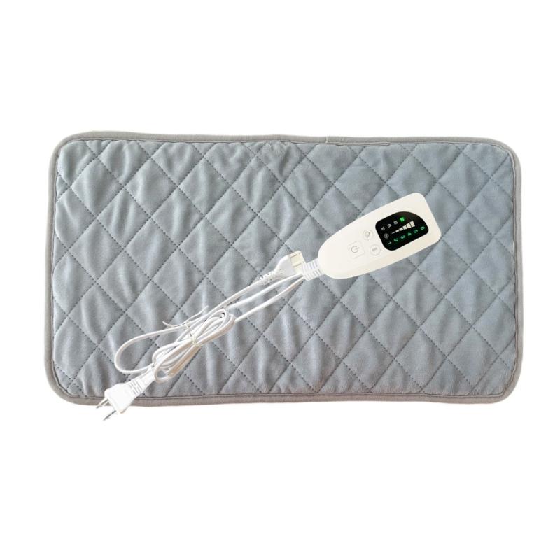 Energy Efficient Electric Heat Pad Safe Thermostat Control Plush Machine Washable Cover MultiUse Indoor Heating Mat