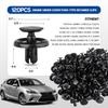 120 Pcs Engine Under Cover Push-Type Retainer Clips Compatible With Toyota Lexus Camry Corolla Body Clips Replace 90467-07201 With Tool