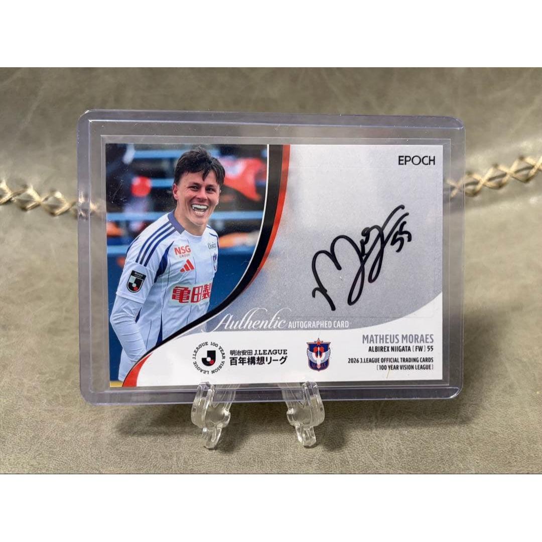 Used epoch 2026 Mateus Moraes Albirex Niigata autograph card