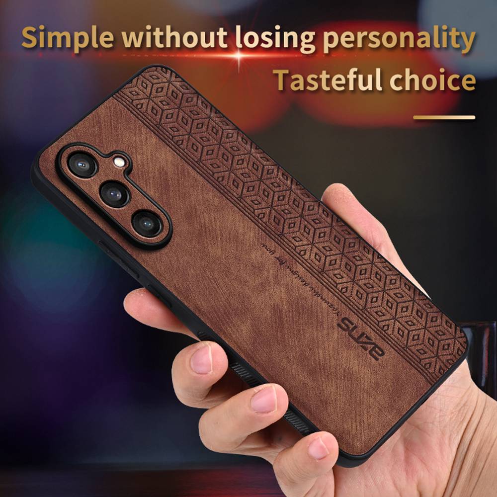 Leather Case for Samsung Galaxy C55 M55 Case Ultrathin Cube Pattern Full Protect Cover for Samsung A05S A15 A25 A35 A55 5G Case