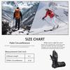 Men's Black Leather Winter Gloves Touch Display Compatible Outdoor Cycling Real Sheepskin Keep Warm Driving Motorcycle Gloves