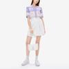 Fila Sports Life Solid Color Pleated Woven Skirt Comfortable Casual Mini Skirt Women skirts Cloud-White F11W238310F-WT