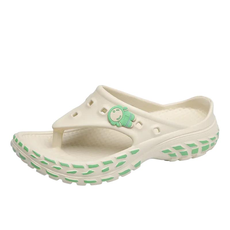 

Мужские шлепанцы Домашние тапочки Сандалии Мужские тапочки Домашние уличные сандалии Пляжные шлепанцы с мягкой подошвой 2025 Дизайн Мужская повседневная обувь 36-37 хаки