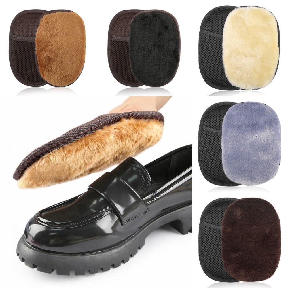 Mesh Fabric Shoes Cleaning Tool Labor-saving Handbag Leather Brushes Shoes Polished Gloves Shoes