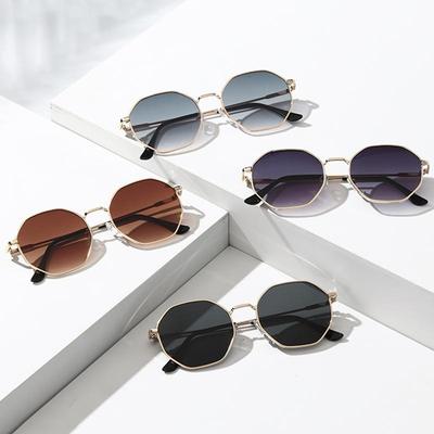Damen UV400 Polygon Sonnenbrille Damen Mode Trend Sonnenbrille