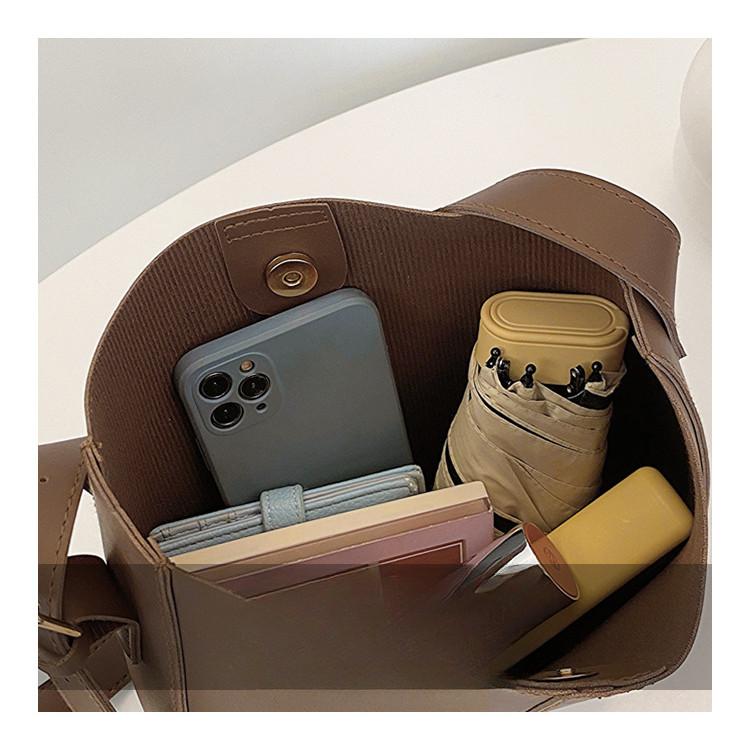 IELGY Casual Large Capacity Fashion Korean Bucket Bag
