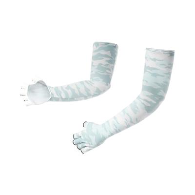 SHIMANO Sun Protection Long Gloves Light Gray Multi Camo M GL-600V