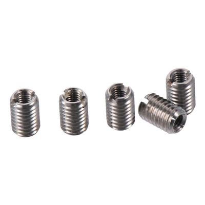 10Pcs Stainless Steel Threaded Insert M8 Male To M5 Female Repair Nuts Smooth Thread Screw Sleeve