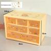 DIY Cream Glue Jewelry Box: Creative Nine-Grid Storage for Living Room or Bedroom