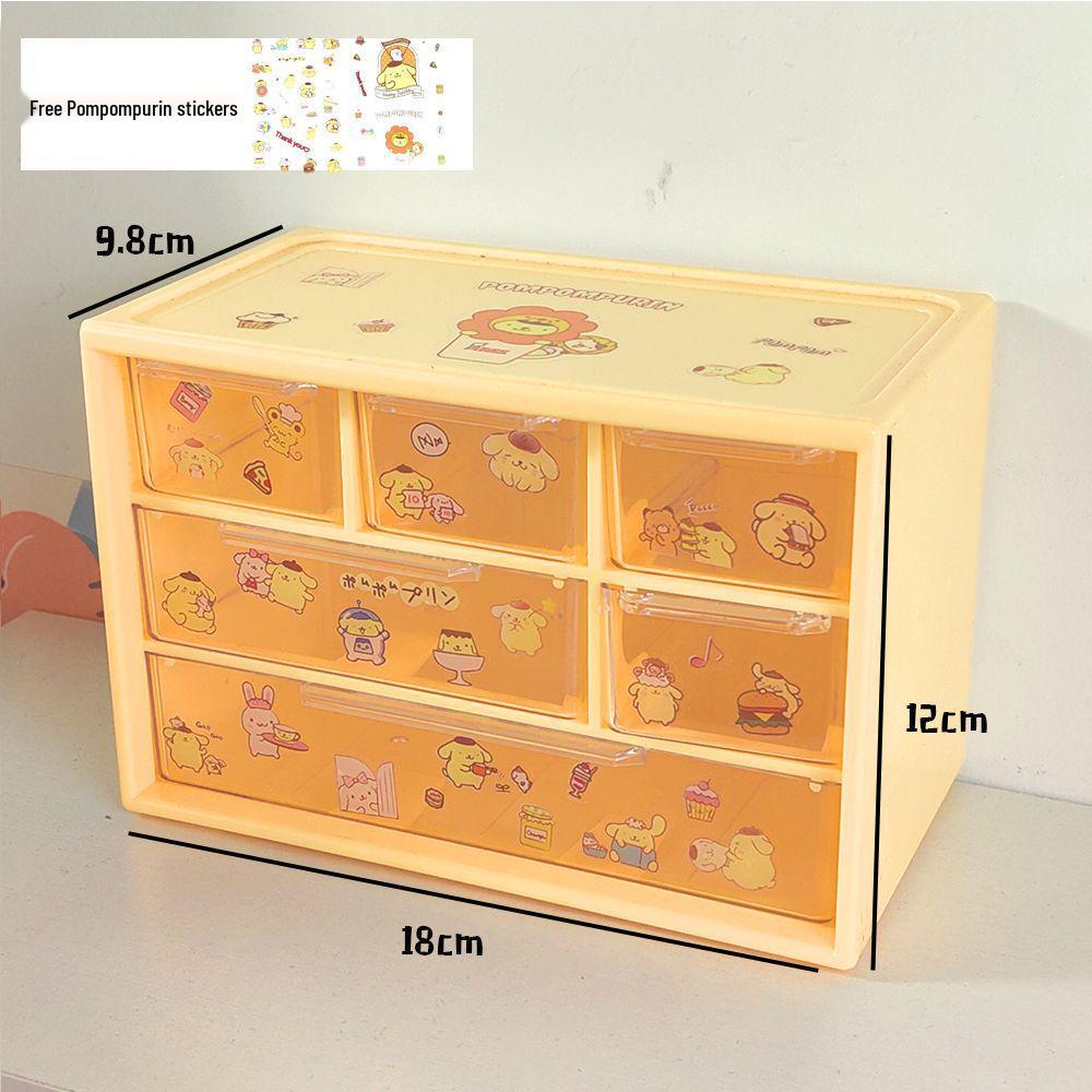 DIY Cream Glue Jewelry Box: Creative Nine-Grid Storage for Living Room or Bedroom