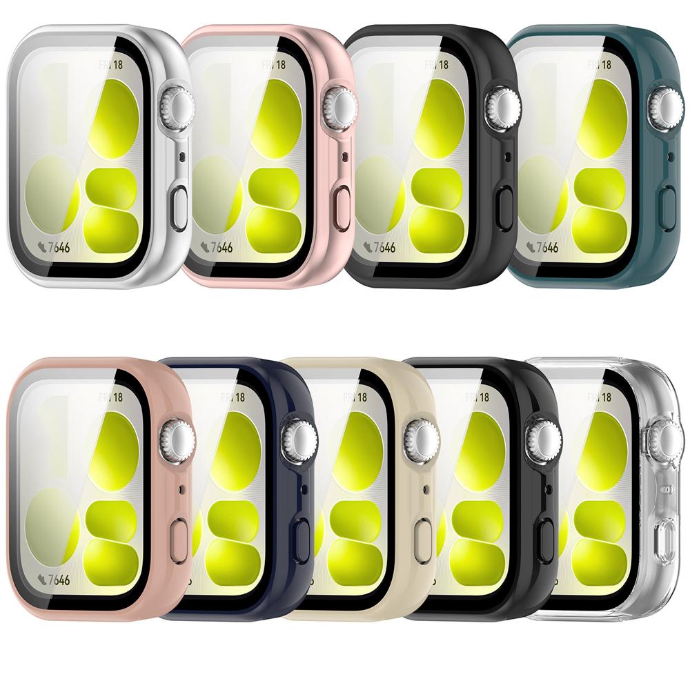 Tempered Glass+ Case For Huawei Watch Fit 5/5 Pro Cover All-Around PC Bumper Screen Protector Cases For Huawei Fit 5/5pro Accesorios