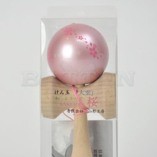 Zertifiziert von der Japan Kendama Japanese Series Sakura Kendama, Association, "Ozora (Perlrosa)"