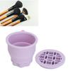 Makeup Brush Cleaner Cup Cosmetic Brush Cleaning Pad Drying Rack Silicone Scrubber Bowl Portable Washing Tool