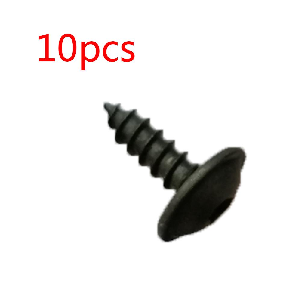 

10Pcs Auto Mudguard Bolt Fastener Self-tapping Screws Durable Vehicle Repair Screws for Golf for Passat N90974701