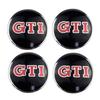 2026 Hot For VW VOLKSWAGEN 65MM Car Wheel Hubcap Stickers Decals for Volkswagen RLINE GTI ABT Golf 5 6 7 Polo Passat Golf Tiguan