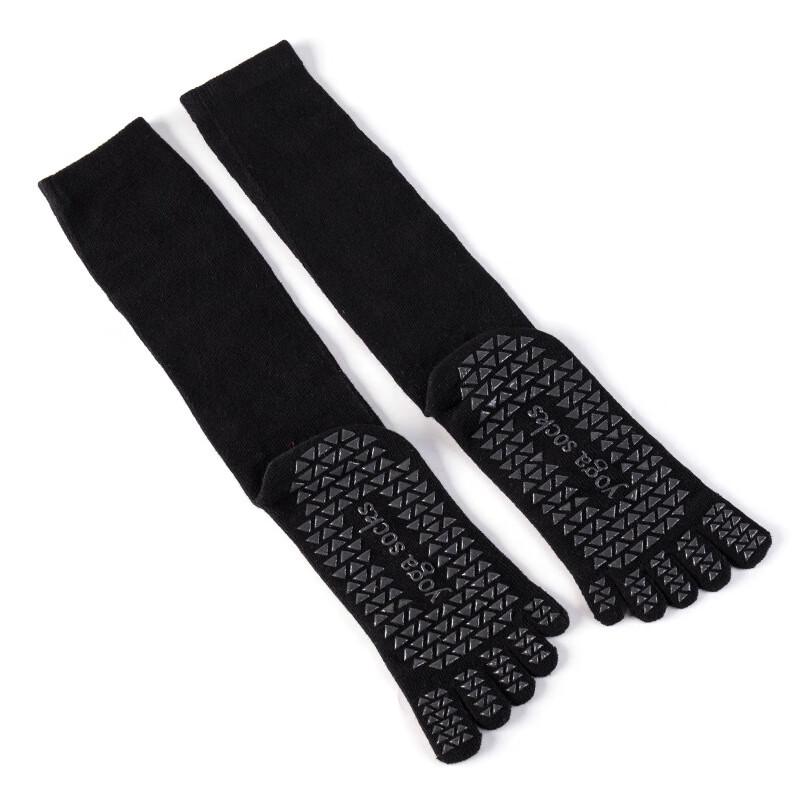 OEING Women s Anti-slip Five-finger Pilates Yoga Socks One Size