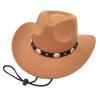 European Wool Rolled Design Unisex Sun Hat For Outdoor Travel