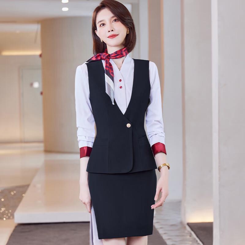 Women's Professional Vest Suit Uniform