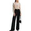 Karl Lagerfeld FW24 Casual Outing Gathering Luxury Sheep Wool KL Embroidered Cardigan Sweater Women Sweater 246L2037771