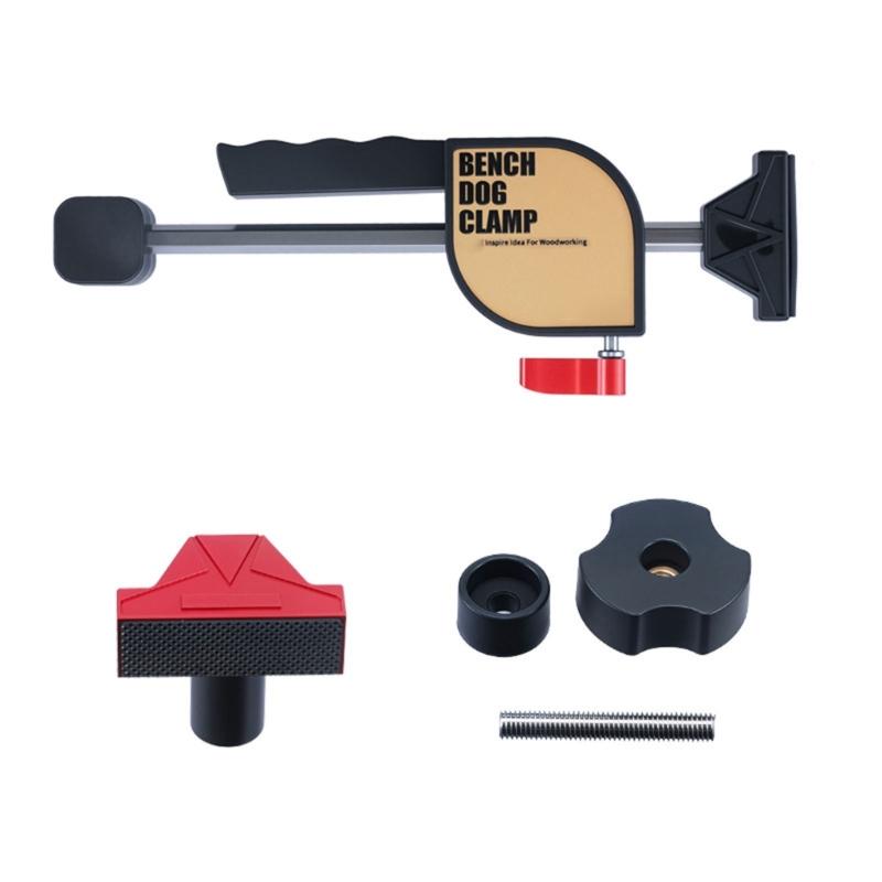 Woodworking Table Clamp 19mm Mortise Tenon Manual Auxiliary Fixator Tool For Woodworking Projects Easy to Install