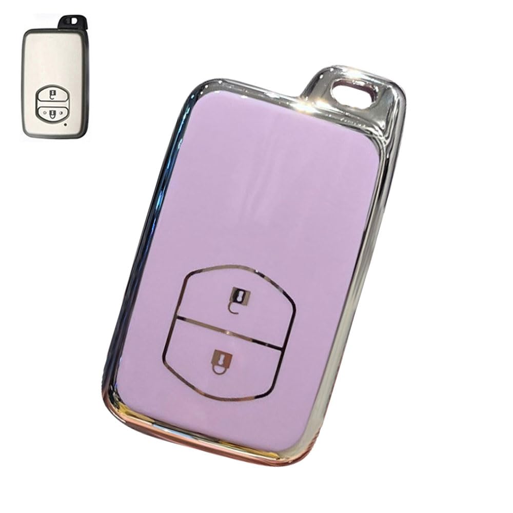 LETINGFAR Key Case, For Toyota, Smart Key Case, Key Cover, Soft TPU Material, 2
