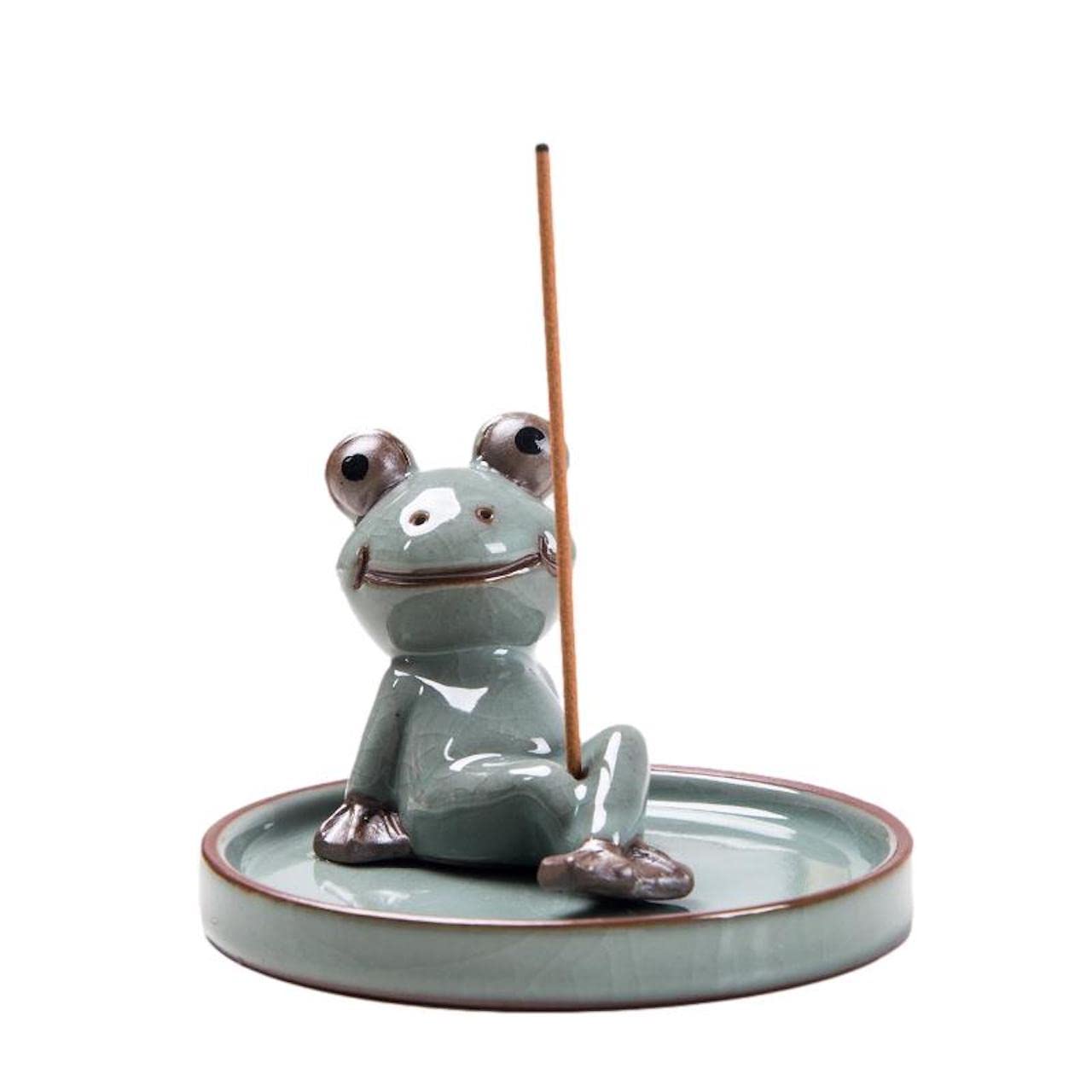

[Queen-b] Frog Incense Holder, Incense Stick Holder, Incense Stick Holder (B)