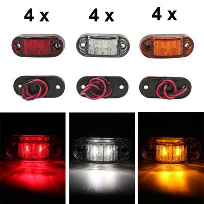 Accessories Marker Indicator Light Lamps 4 Pcs Truck