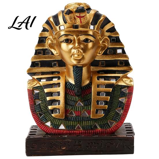 Hars Ambacht Huisdecoratie Egyptische Sfinx Standbeeld Ornament Retro Oude Beeldje Klassieke Verfijnde Kunst Artistieke Beeldhouwwerk Miniatures Kantoor