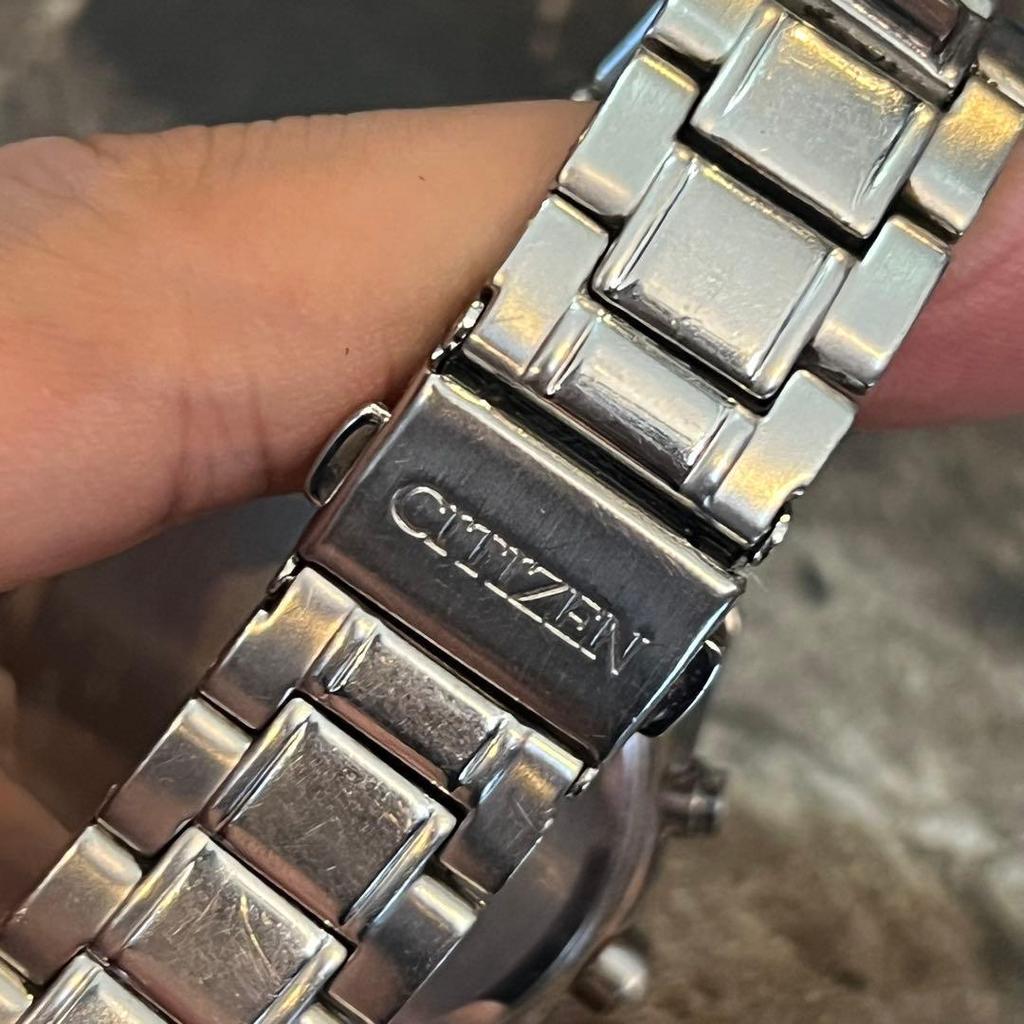Used Citizen Eco Drive H416-S046998 HST Silver