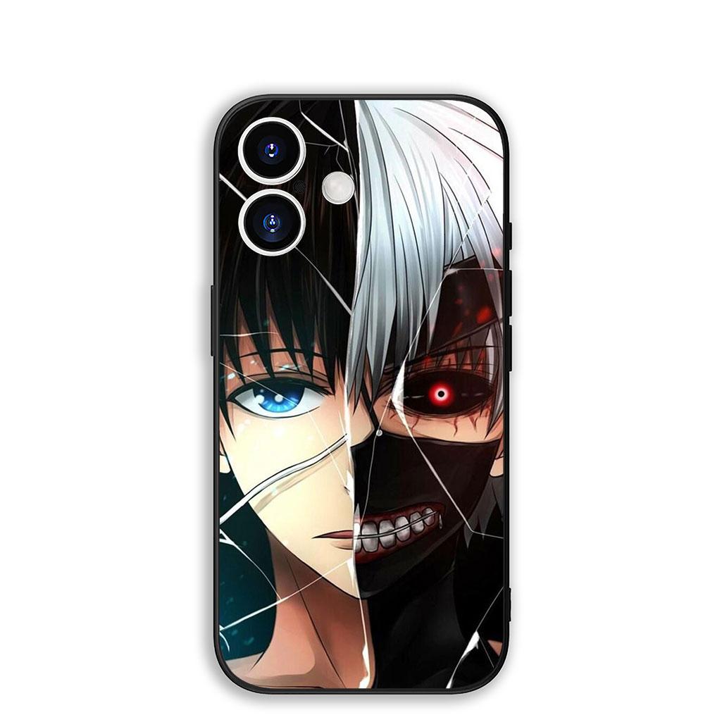 

Cover for OPPO A40 A80 A60 A38 A79 A15 A16 A17 A18 A58 A78 A57 A53 A40M 4G 5G Protective Phone Case Tokyo Anime Ken Kaneki Ghoul OPPO A16S