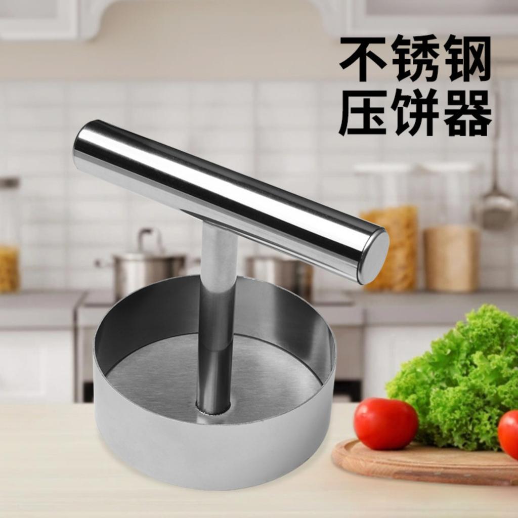 Stainless Steel Burger Press Home Kitchen Patty Press