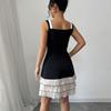 Women's Summer New Camisole Dress Contrasting Multi-layer Cake Dress