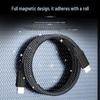 100W Dual-Color Braided Magnetic Charging Cable for Apple & Huawei Type-C