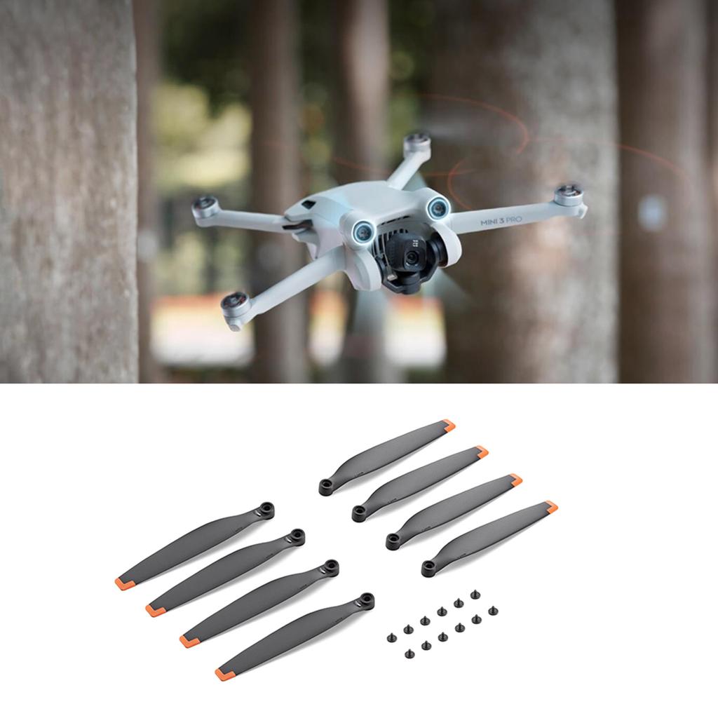 Noise Reduction Propeller Compatible with Mini 3/Mini 3 Pro Drones Props Blades Replacement Spare Parts