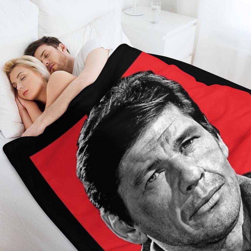 Lover Gift Charles Bronson Halloween Throw Blanket Personalized Gift Stuffeds Single Bed Blankets