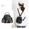 Ladies Shoulder Multi-Purpose Mini Small Backpack Oxford Cloth Messenger Bag
