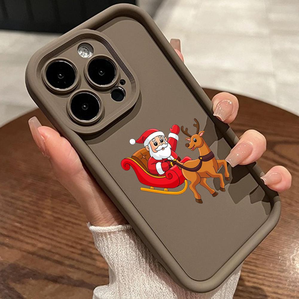 Sky Eye Ladder Soft Case for Samsung A06 A15 A25 A35 A55 A14 A24 A54 S23 S24 FE All Samsung Models Phone Cases Silicone Cover NY22 New Year Christmas