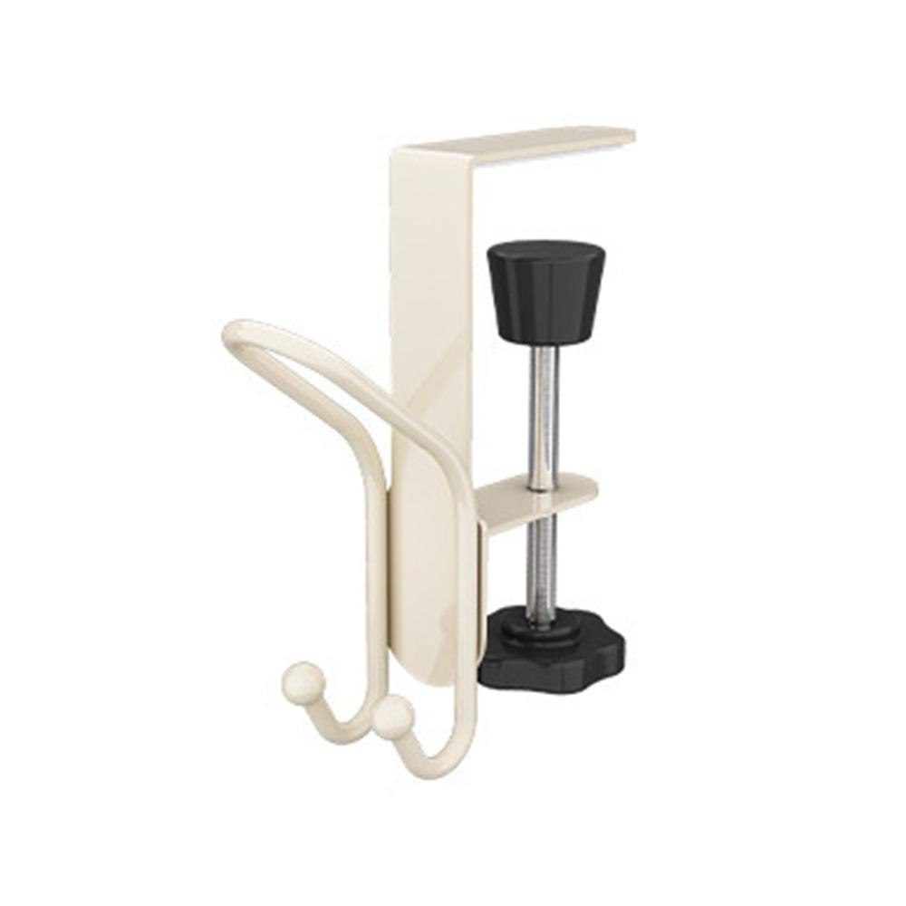 Durable 2-in-1 Fireplace Stocking and Garland Hanger Adjustable Portable Mantle Hooks Multi-functional Table Hook