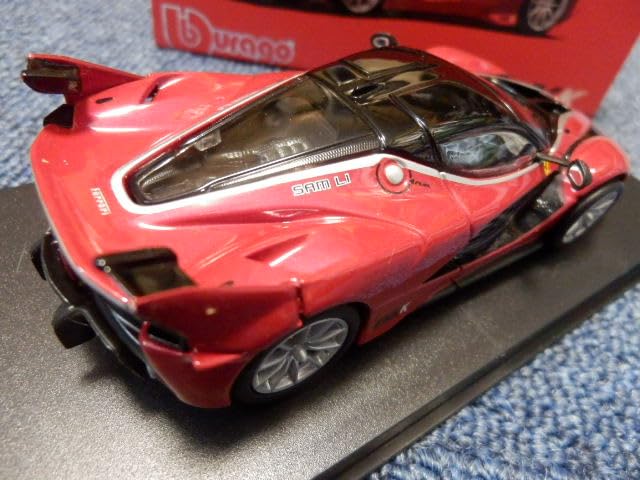 Miniature Car 1/43 Ferrari Miniature Car Burago Signature Ultra-Precision Series Ferrari FXX K Red #88 BBURAGO