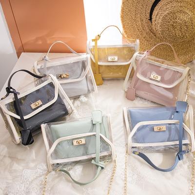 Transparente Handtasche Damen Messenger Bag Mode transparente Tasche