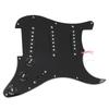 1 Set DIY Electric Guitar Kits Pickguard Back Cover Bridge System for ST Style Guitars