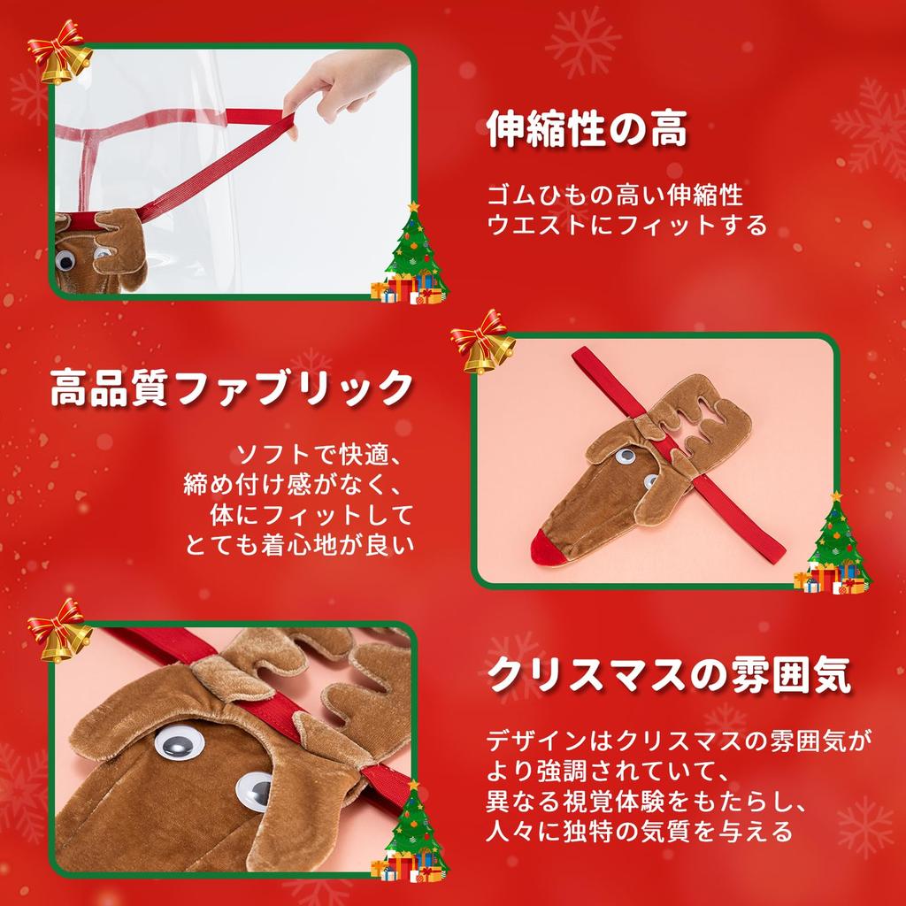 Amy Coulee Christmas Santa Sexy Lingerie for Sexy Extreme Men's T-Back T-Back, Men, Underwear, (E, 1083T)