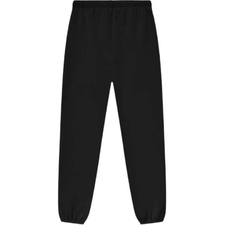 Fear of God Calça de Moletom Essentials Vintage Fleece Preto Jato Masculina Parte Inferior 130SP258040F