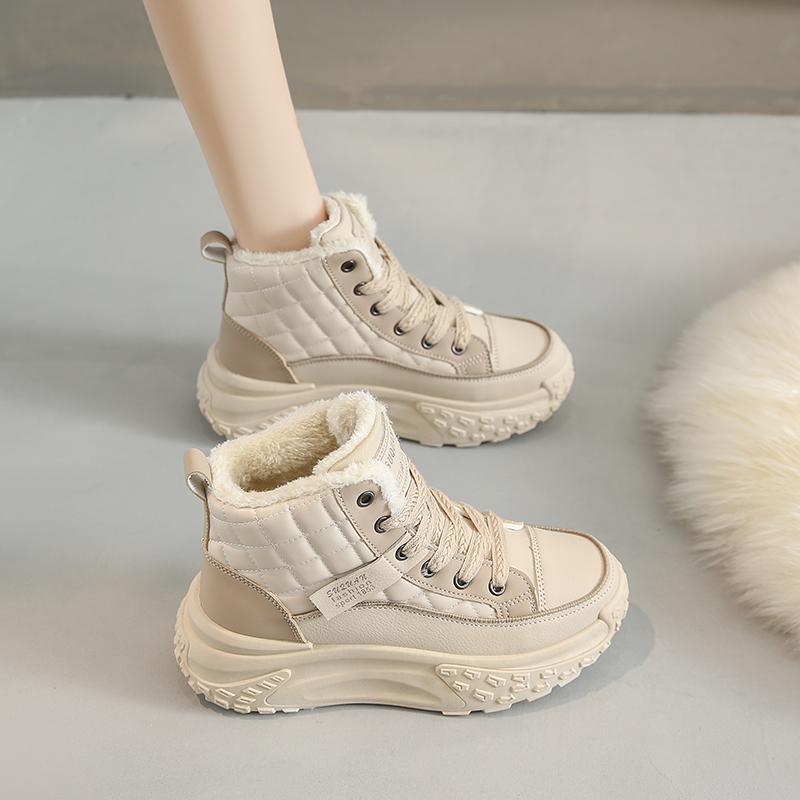 Broken Size Thickened Snow Boots New Winter Warm Cotton Shoes Velvet Dad Shoes