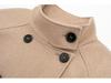 Autumn Women's Street Fashion Double-Breasted Short Woolen Coat