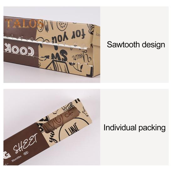 1 Roll Baking Cooking Paper Food Packaging Heat Resistant Eco-Friendly Fryer Safe Non-Stick Baking Paper Food Supply