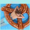 Durable And Eco-friendly Pvc Swim Ring Float In Coffee Color
